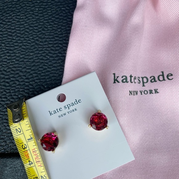 🆕 KATE SPADE ♠️ earrings in BRIGHT ROSE!!! - Picture 4 of 6